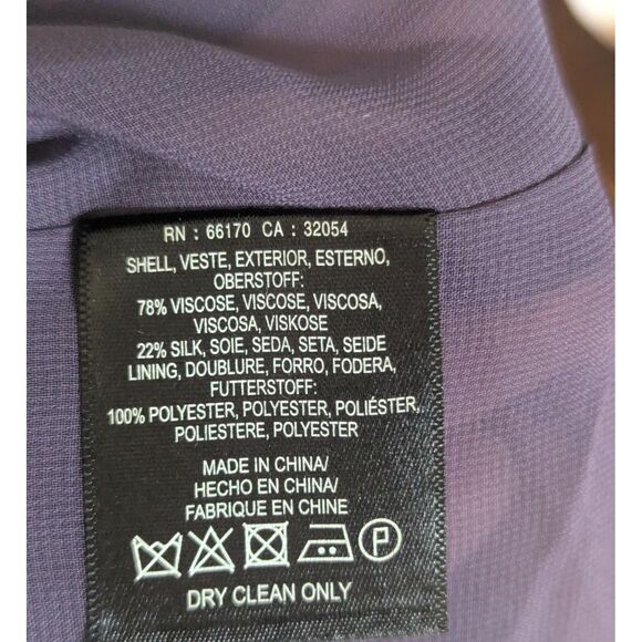 Anthropologie Floreat Whimsigoth Velvet Silk Blend Midi Slip Dress Purple M - Picture 6 of 8